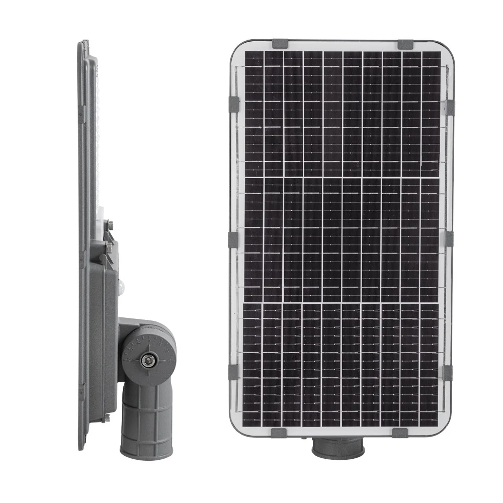 Farola LED Solar 200W 5000K Panel 6V 20W Batería 20Ah Sensor/Control Remoto  [HO-STR100W-SL04-CW] - Image 2