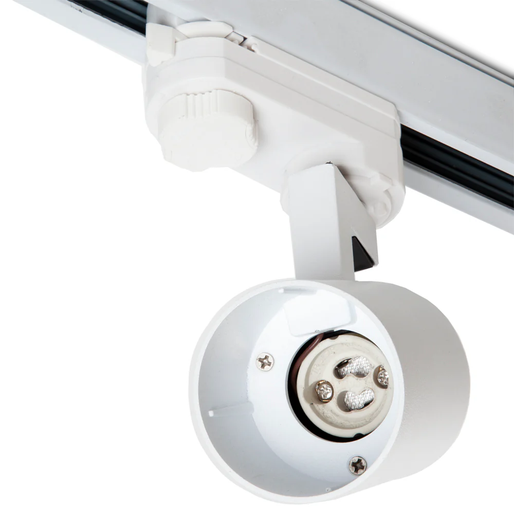 Foco Carril Trifásico "Lumiastra" 1xGU10 Blanco Sin Bombilla - Image 3