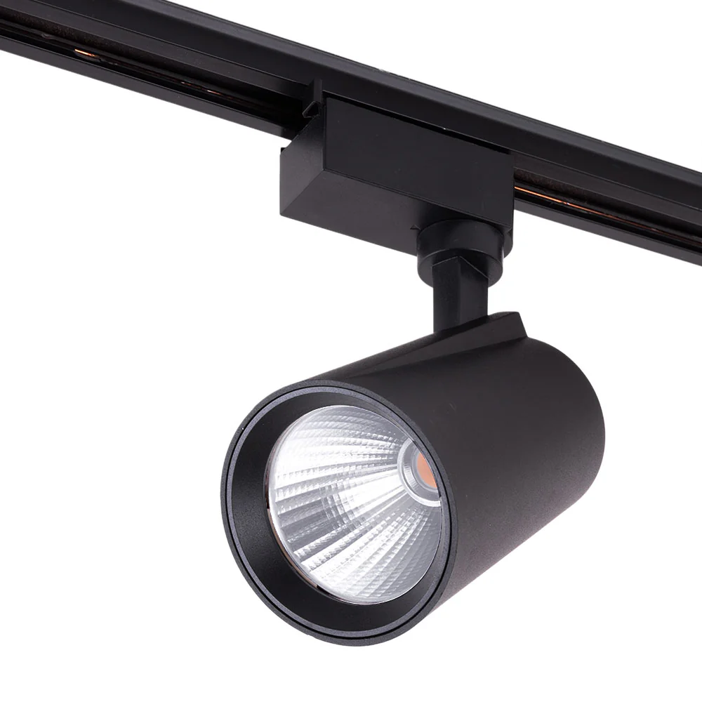 Foco de Carril LED 15W 1.350Lm CRI85 6000ºK Monofásico 40.000H  [HO-FC-15W-B-CW]