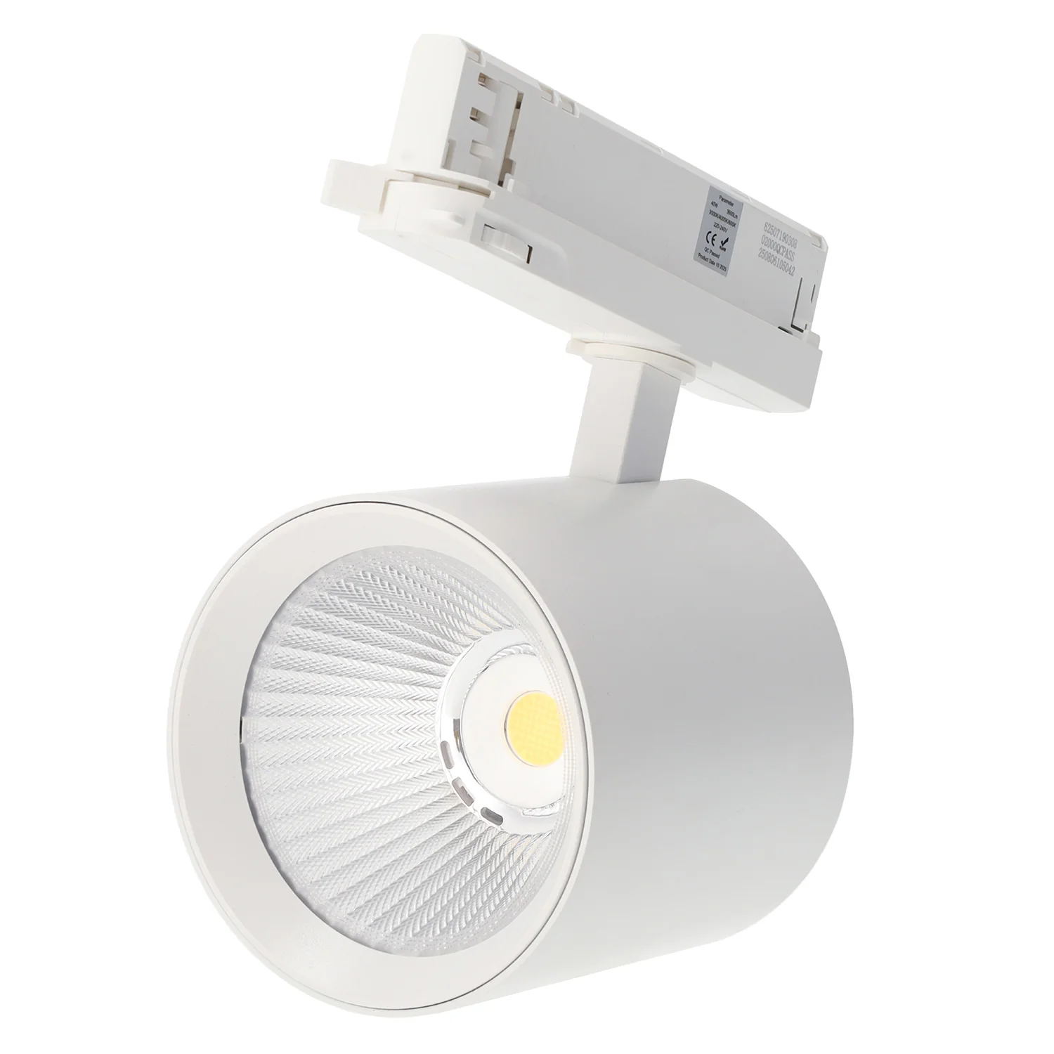 Foco de Carril LED  40W 90Lm/W CCT Tonalidad Luz Ajustable Driver Lifud Trifásico 50.000H - Image 4