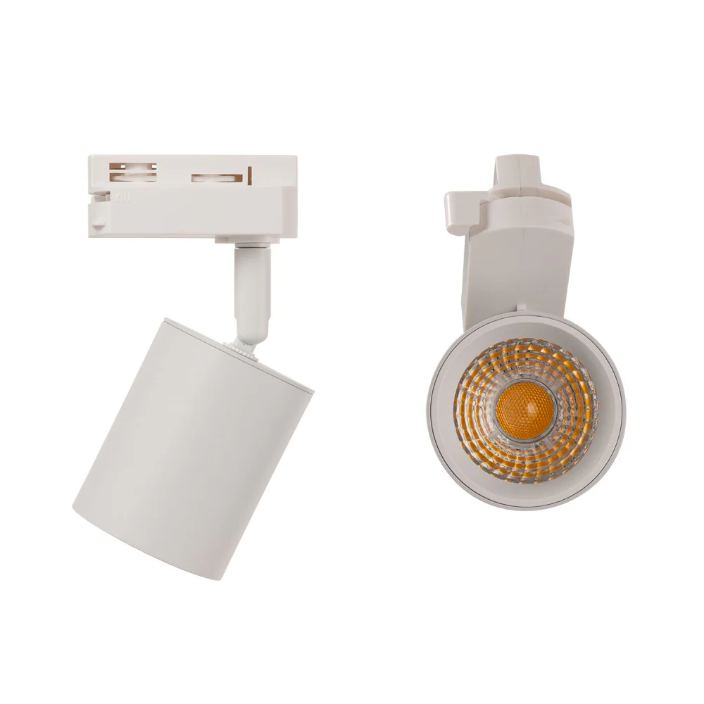 Foco de Carril Monofásico 10W COB Regulable Flicker Free Blanco 4000ºK  [1916-TL-10W-M-W] - Image 4