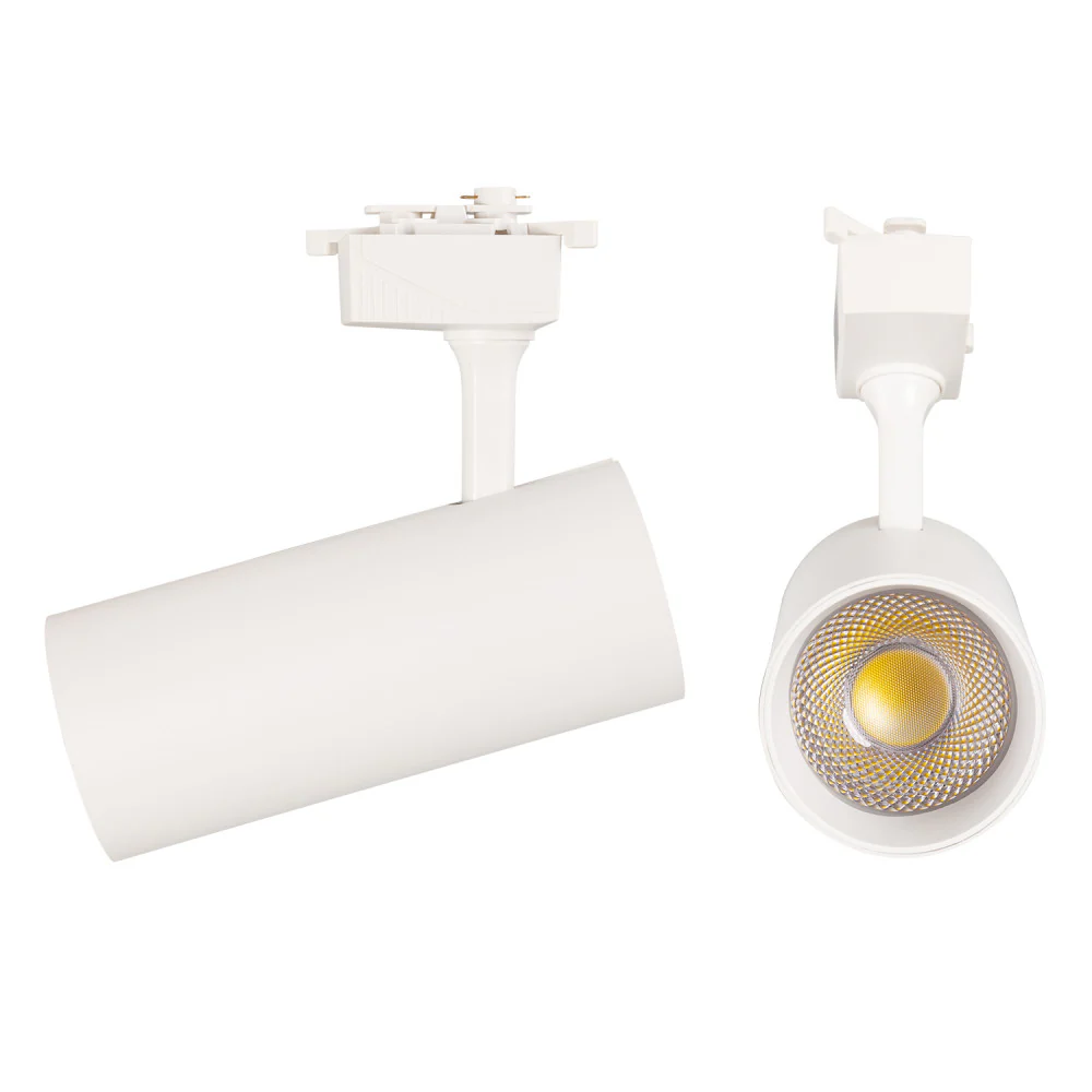 Foco de Carril Monofásico 30W COB Regulable Flicker Free Blanco CCT (Tonalidad Luz Regulable) 3000-6000ºK [1916-TL-30W-M-CCT] - Image 5