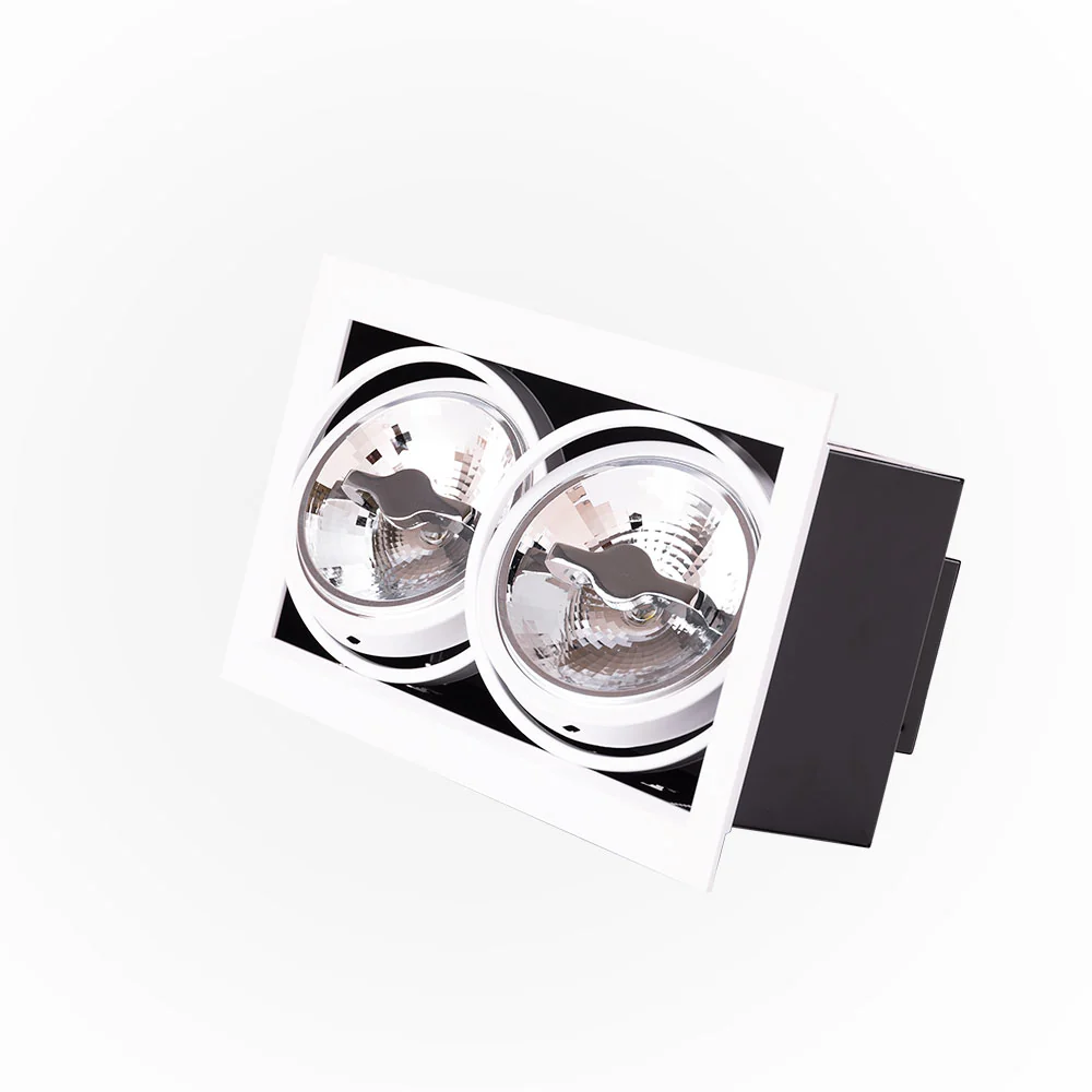 Foco Downlight Cardan LED 24W 2.400Lm 6000ºK CREE RA►90 40.000H [JW-CAR-LED-2x12W-CW]