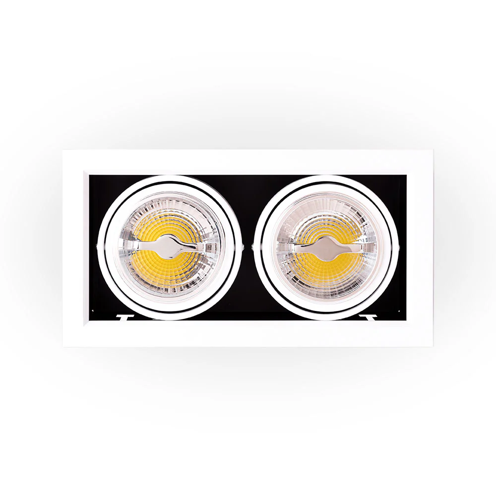 Foco Downlight Cardan LED 24W 2.400Lm 6000ºK CREE RA►90 40.000H [JW-CAR-LED-2x12W-CW] - Image 3