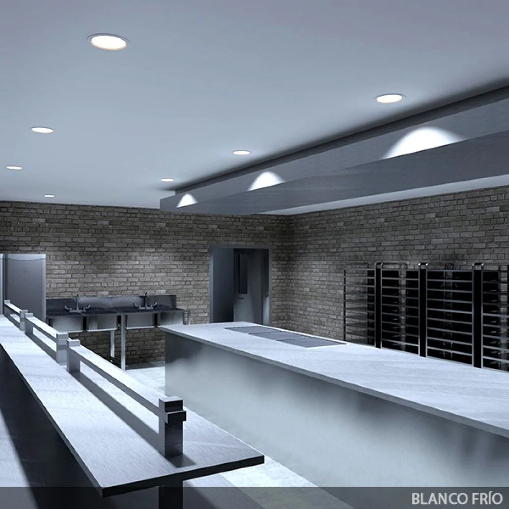 Foco Downlight LED 24W 2.160Lm 6000ºK IP65 Baños/Cocinas 50.000H  [SL-DLFS06-24W-CW] - Image 7