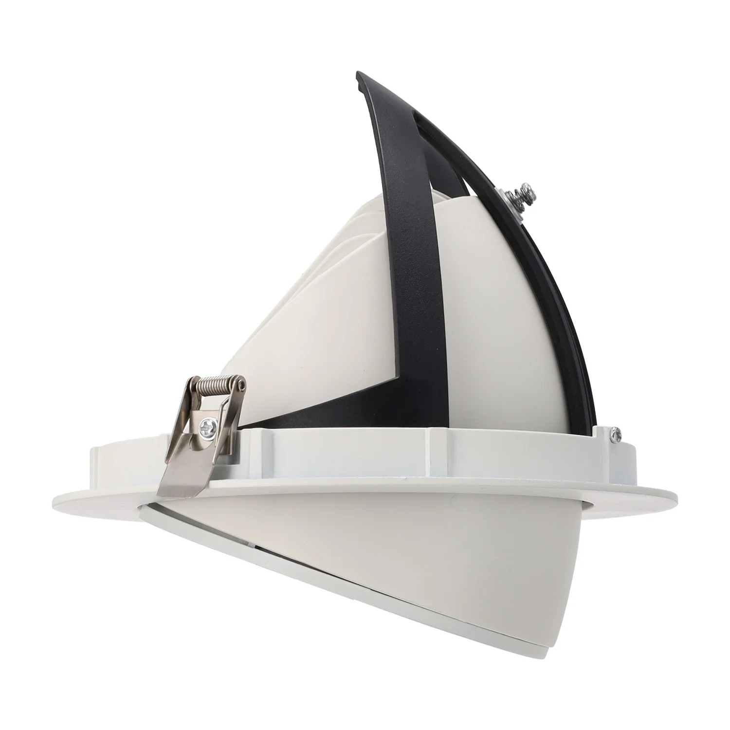 Foco Downlight LED 40W CCT (Tonalidad Luz Regulable) Circular Orientable Driver LIFUD 40.000H Microprismático - Image 4