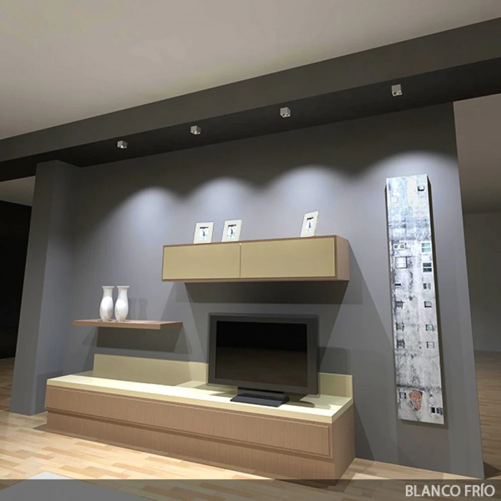 Foco Downlight LED de Superficie 3W 300Lm 6000ºK Cuadrado 40.000H [BF-MZ3002-3W-W-CW - Image 5
