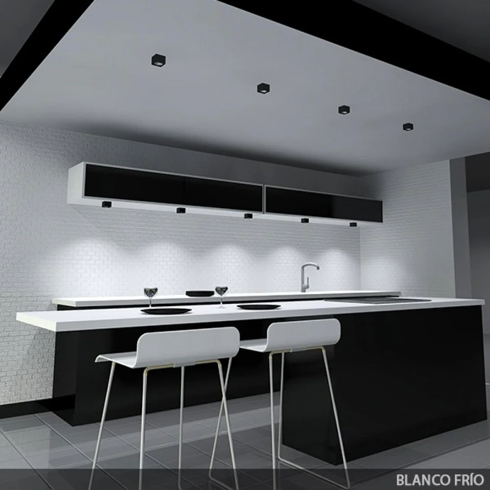 Foco Downlight LED Superficie 3W 300Lm 6000ºK Rectangular 40.000H [BF-MZ3002-3W-W-R-CW - Image 5