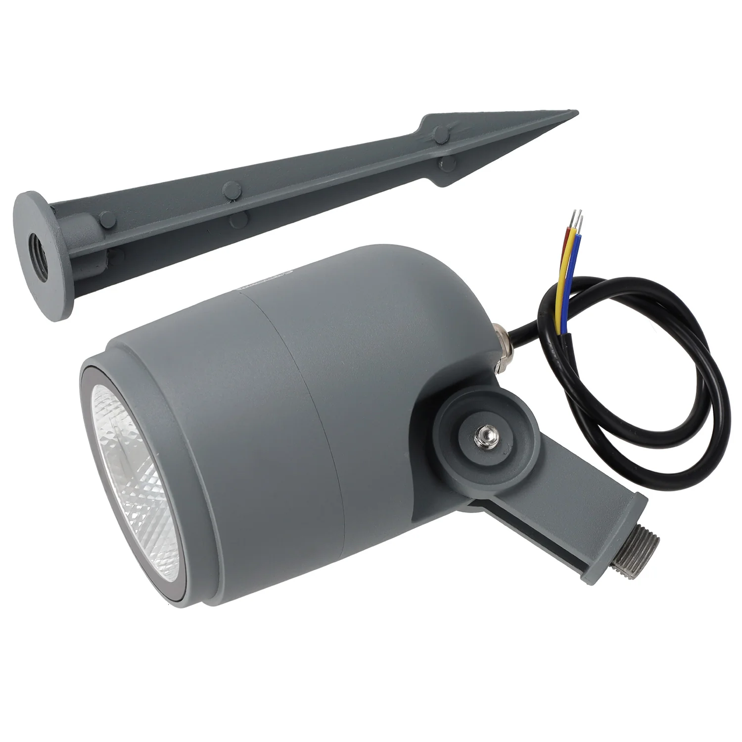 Foco Led con Pincho Jardín 12W IP65 2700ºK Acabado Gris - Image 4