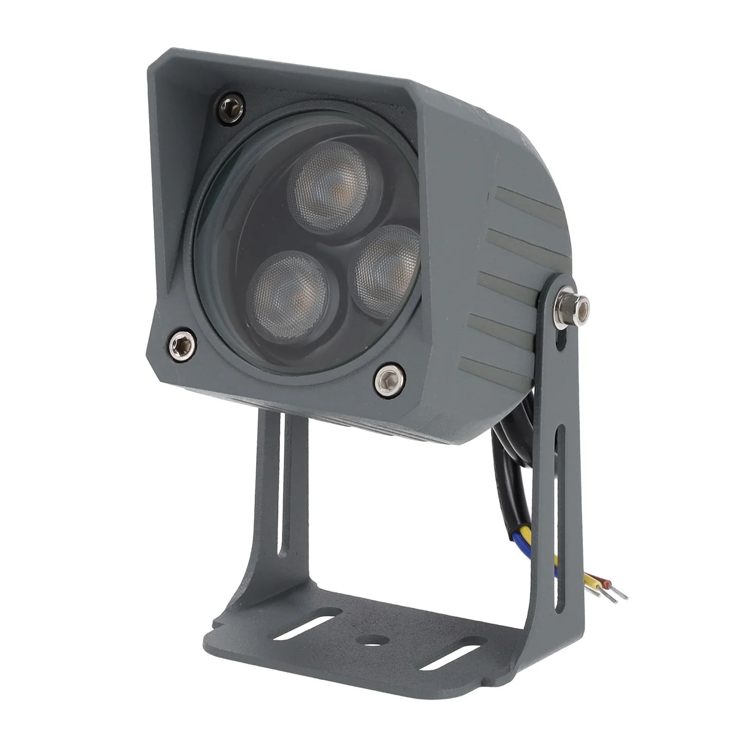 Foco Led con Pincho Jardín 3W IP65 2700ºK Acabado Gris - Image 2