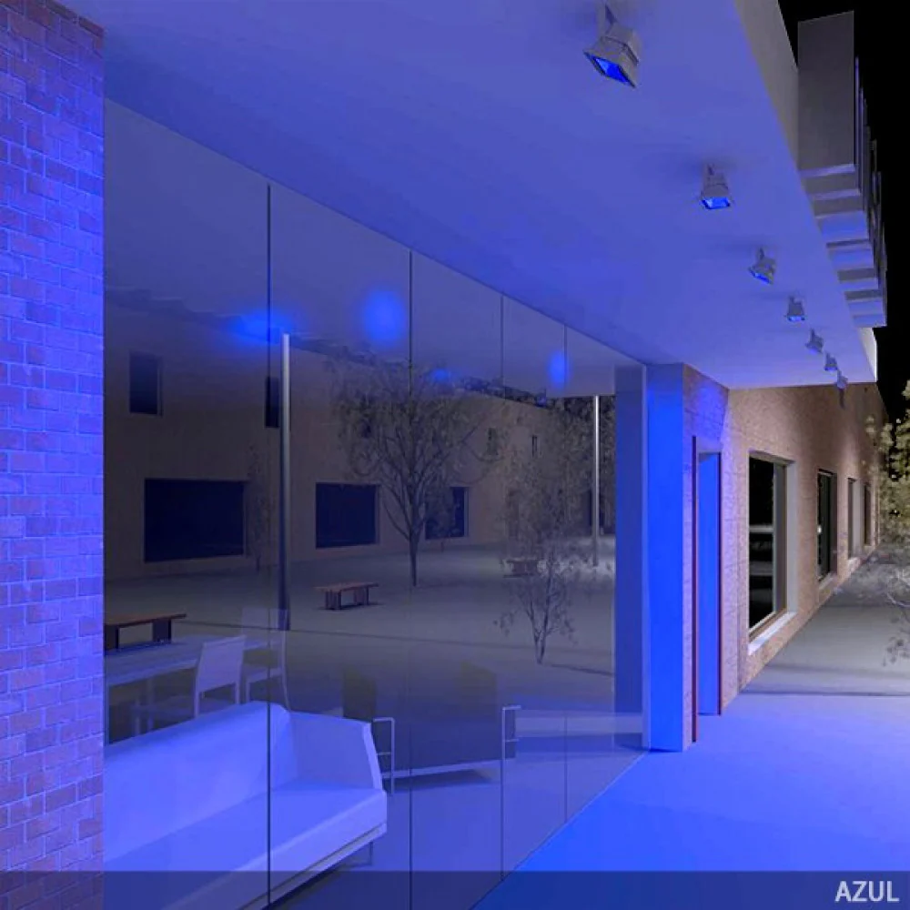Proyector LED 10W 850Lm IP65 Brico Azul 40.000H - Image 5