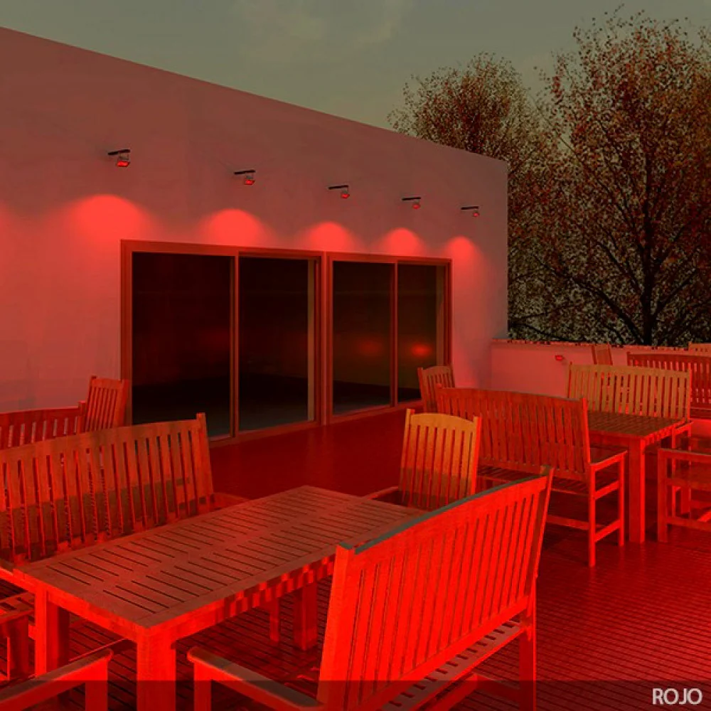 Proyector LED 10W 850Lm IP65 Brico Rojo 40.000H - Image 5