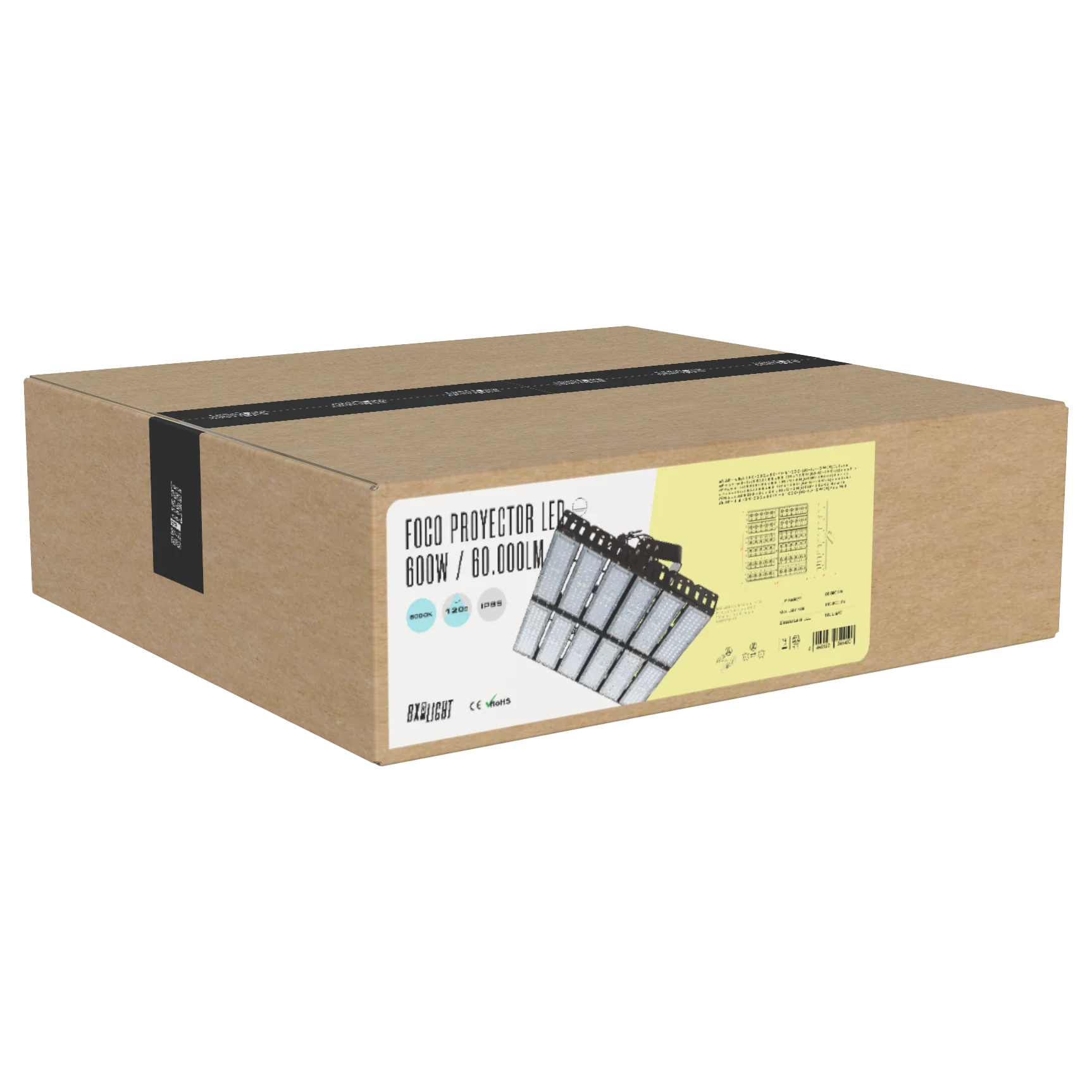 Proyector LED 600W 60.000Lm 6000ºK IP65 100.000H - Image 2