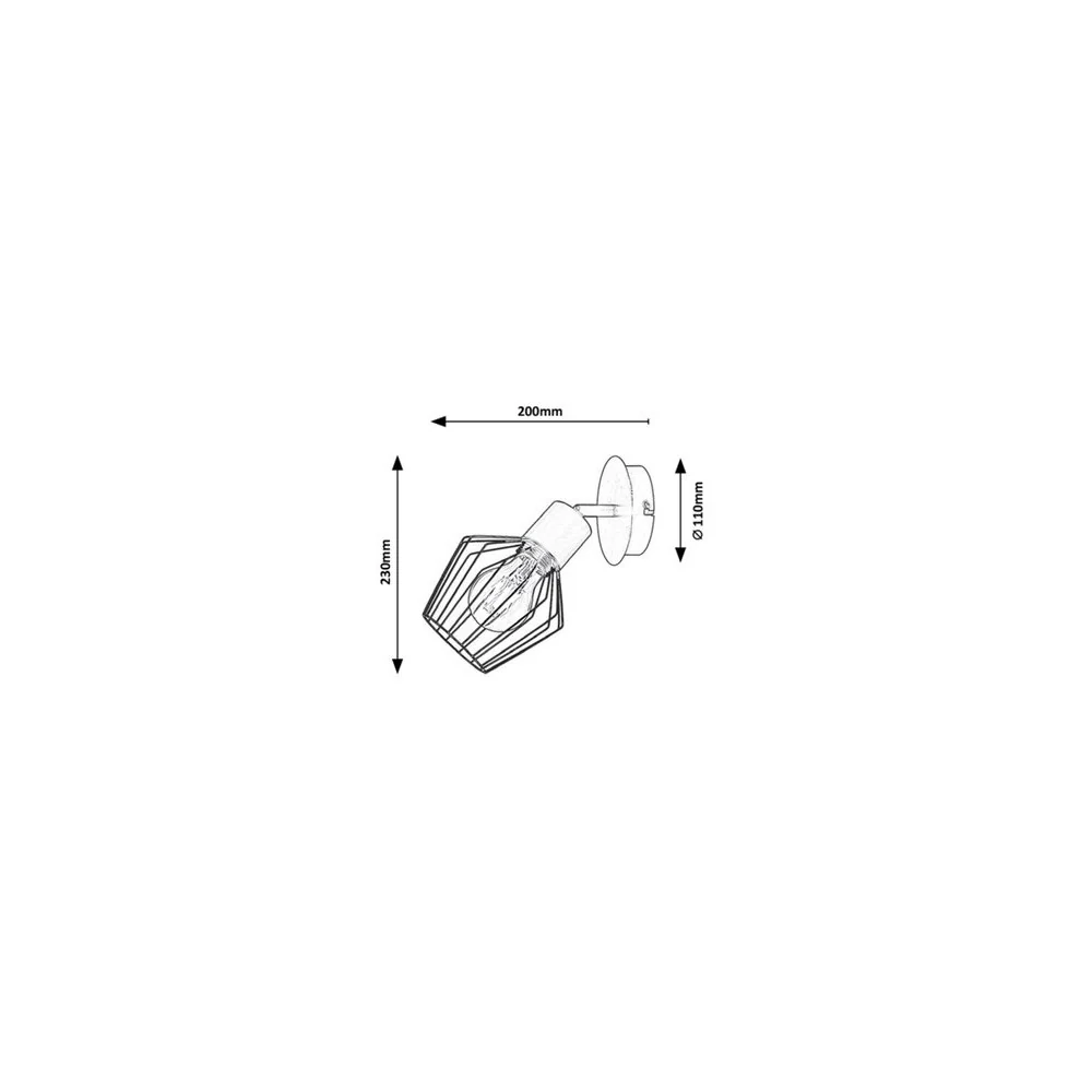 Foco Spot RABALUX "Belano" 1xE27 IP20 [RAB-3534 - Image 3
