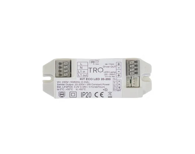 Kit ECO LED 20-200 TRQ de emergencia para luminarias LED con driver externo