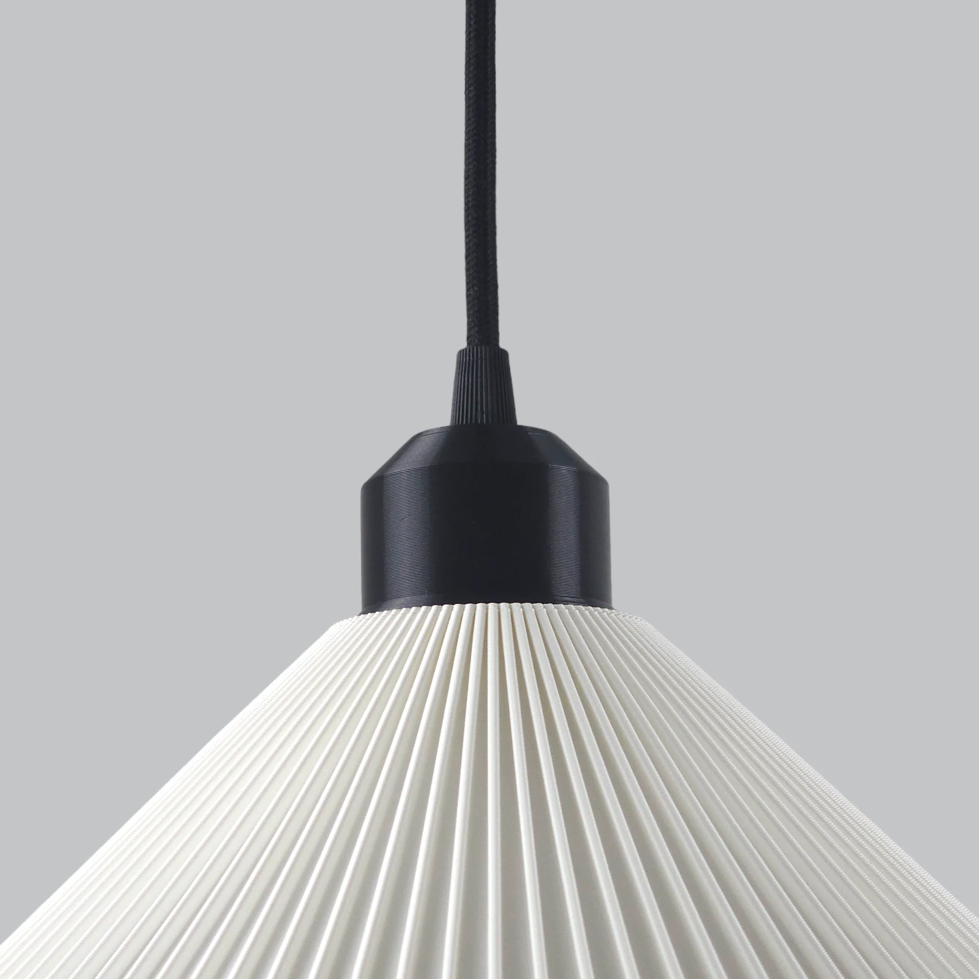 Lámpara Colgante "Colt" Color Blanco/Florón Negro/Cable Negro - Image 2