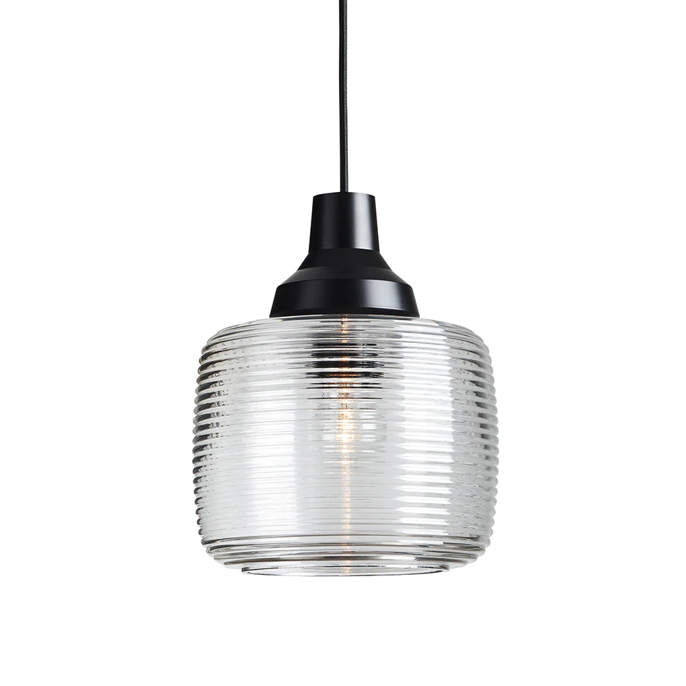 Lámpara Colgante "New Wave Stripe Clear" E27 Sin Bombilla
