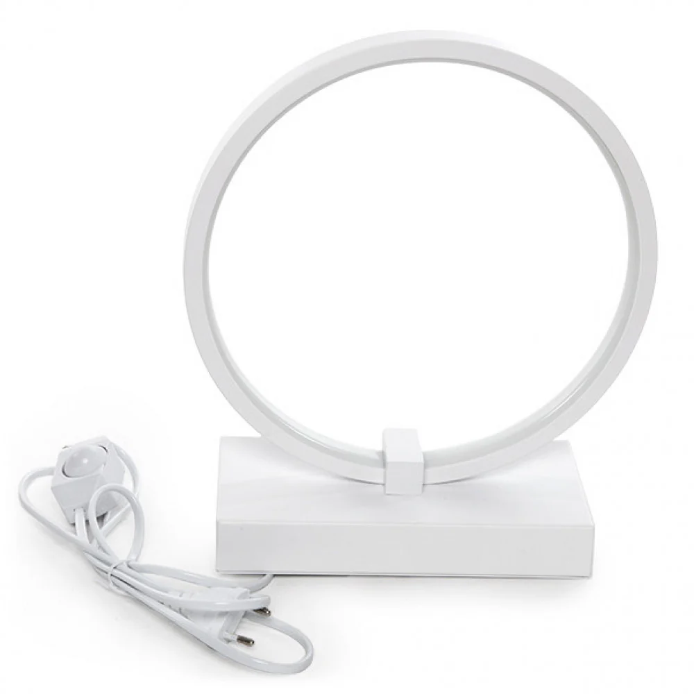 Lámpara de Mesa 15W  935Lm 4200ºK LED Circle Dimable 40.000H [HO-LM-CIRCLE-20W-W] - Image 2