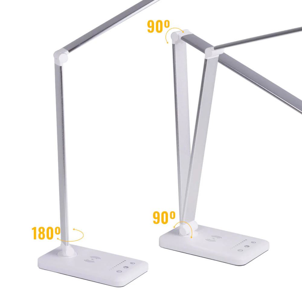 Lámpara de Mesa LED con Cargador Teléfono Inalámbrico 6W 420Lm CCT (Tonalidad Luz Regulable) - Image 6