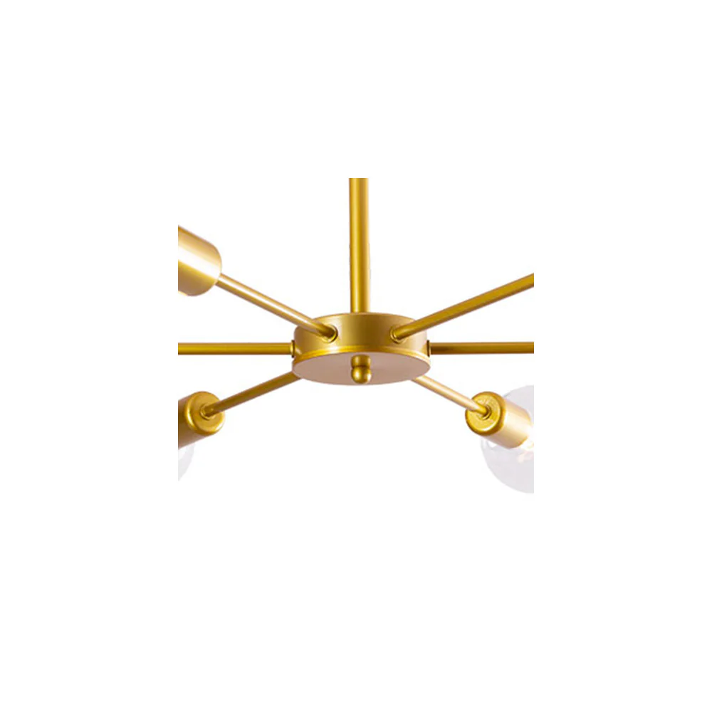 Lámpara de Techo "Adam" [SKD-P8001-BK] - Image 12