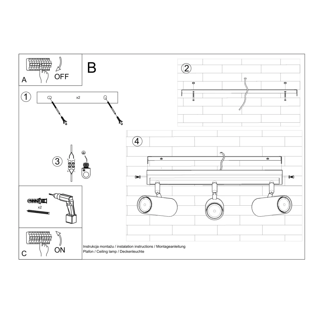 Lámpara de Techo "Direzione-1" [SOL-SL.0501] - Image 13