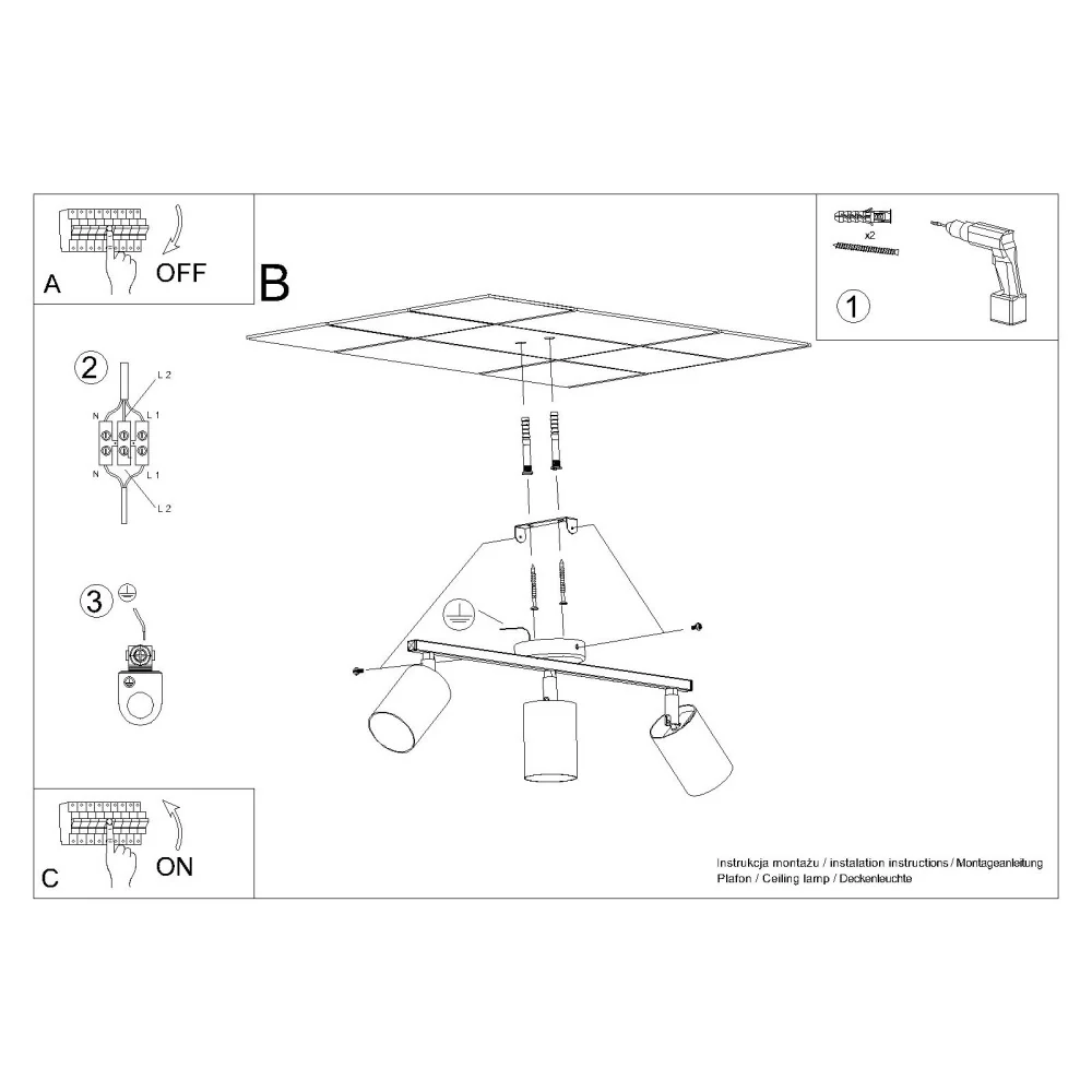 Lámpara de Techo LEMMI 3 [SOL-SL.1125] - Image 15