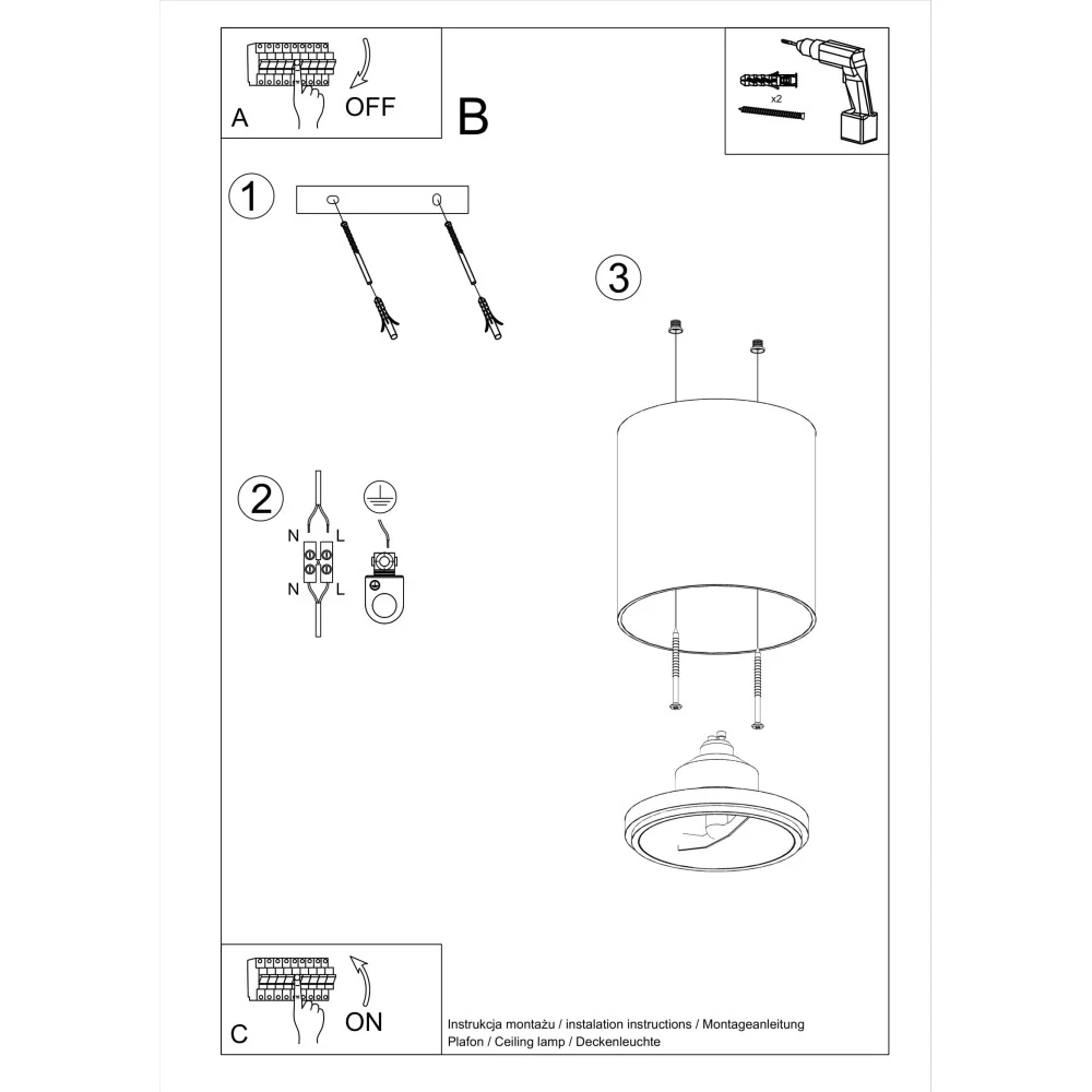 Lámpara de Techo "Tiube" [SOL-SL.0695] - Image 6