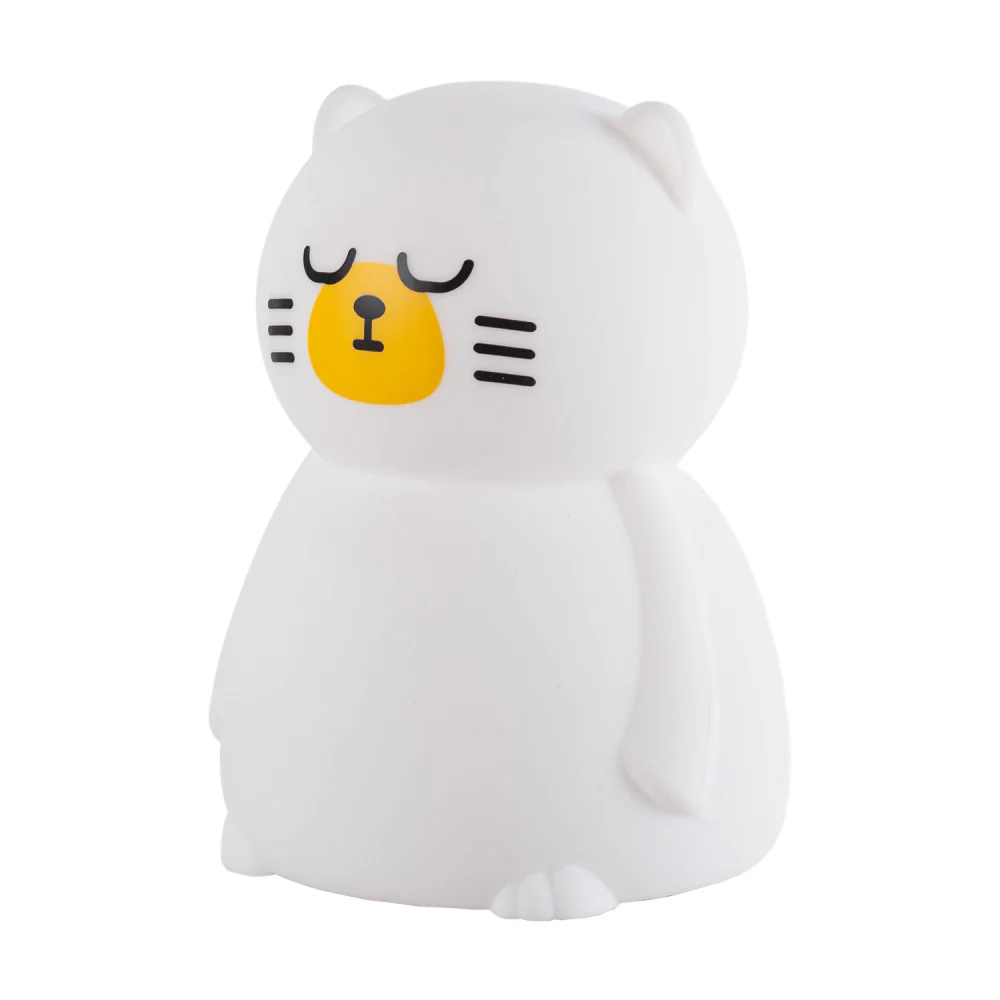 Lampara Nocturna de Mesa Led Infantil Quitamiedos y Recargable "Babycat" [HO-BABYCAT-WW-CW - Image 2