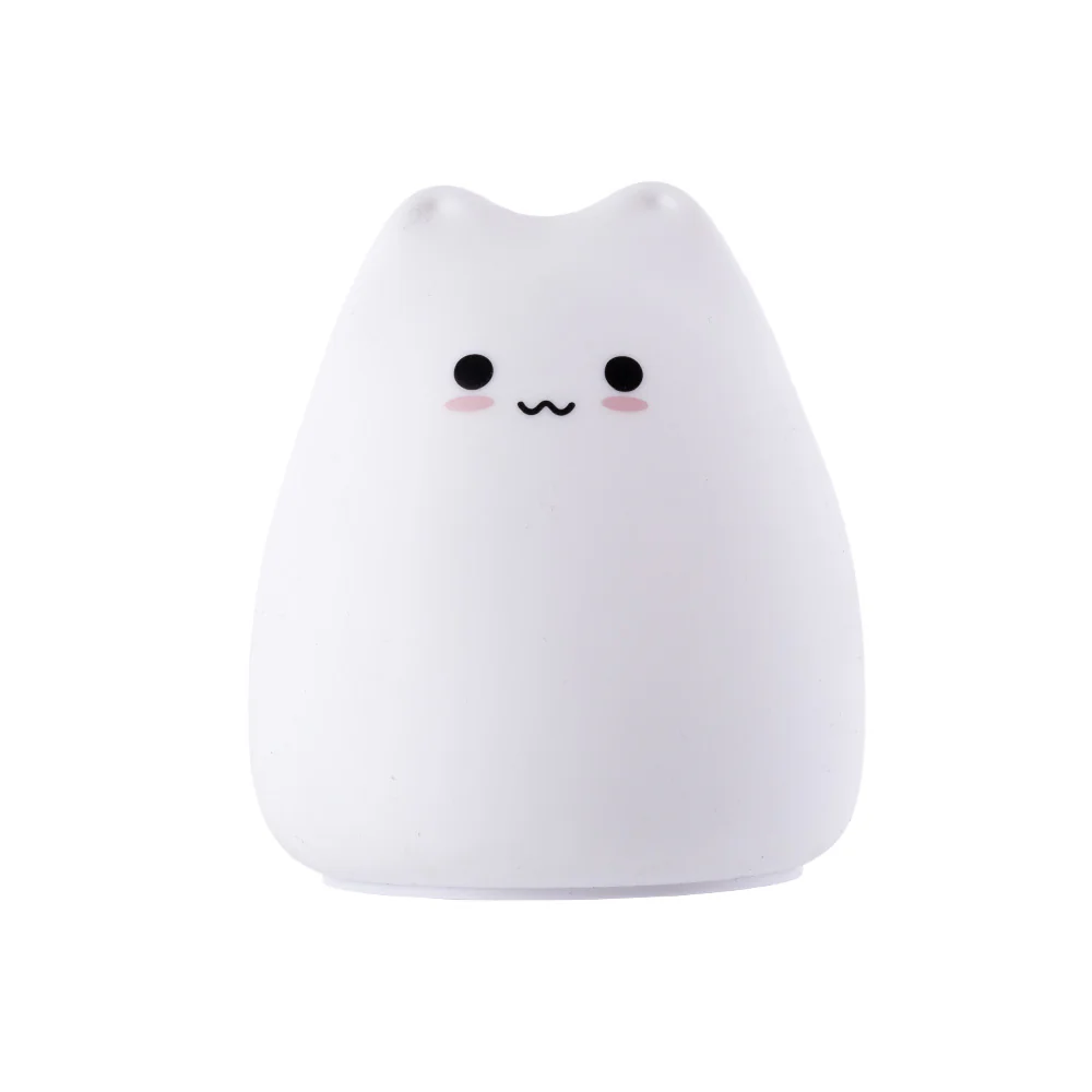 Lampara nocturna de mesa LED Infantil quitamiedos y recargable "Cat" - Image 2