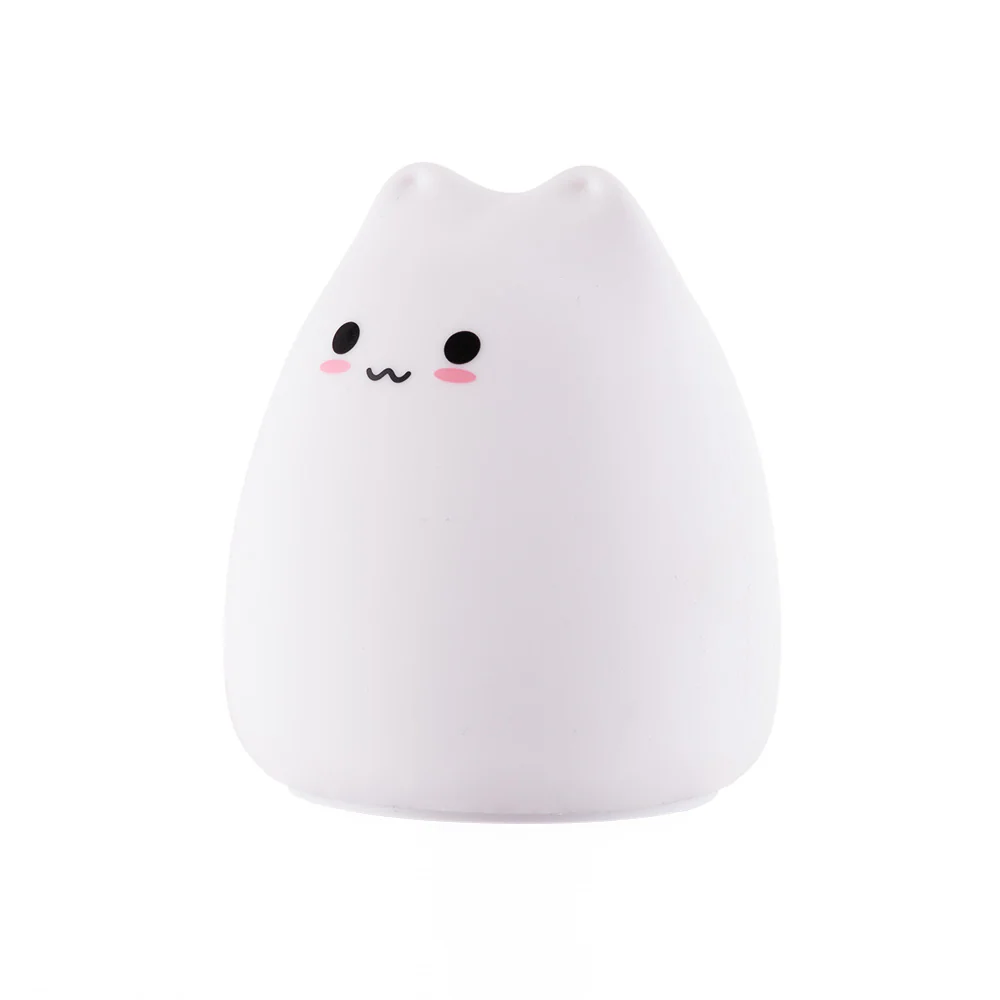 Lampara nocturna de mesa LED Infantil quitamiedos y recargable "Cat" - Image 5