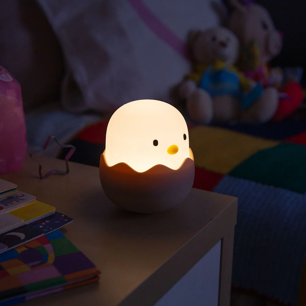 Lampara nocturna de mesa LED Infantil quitamiedos y recargable "Chicken" - Image 4