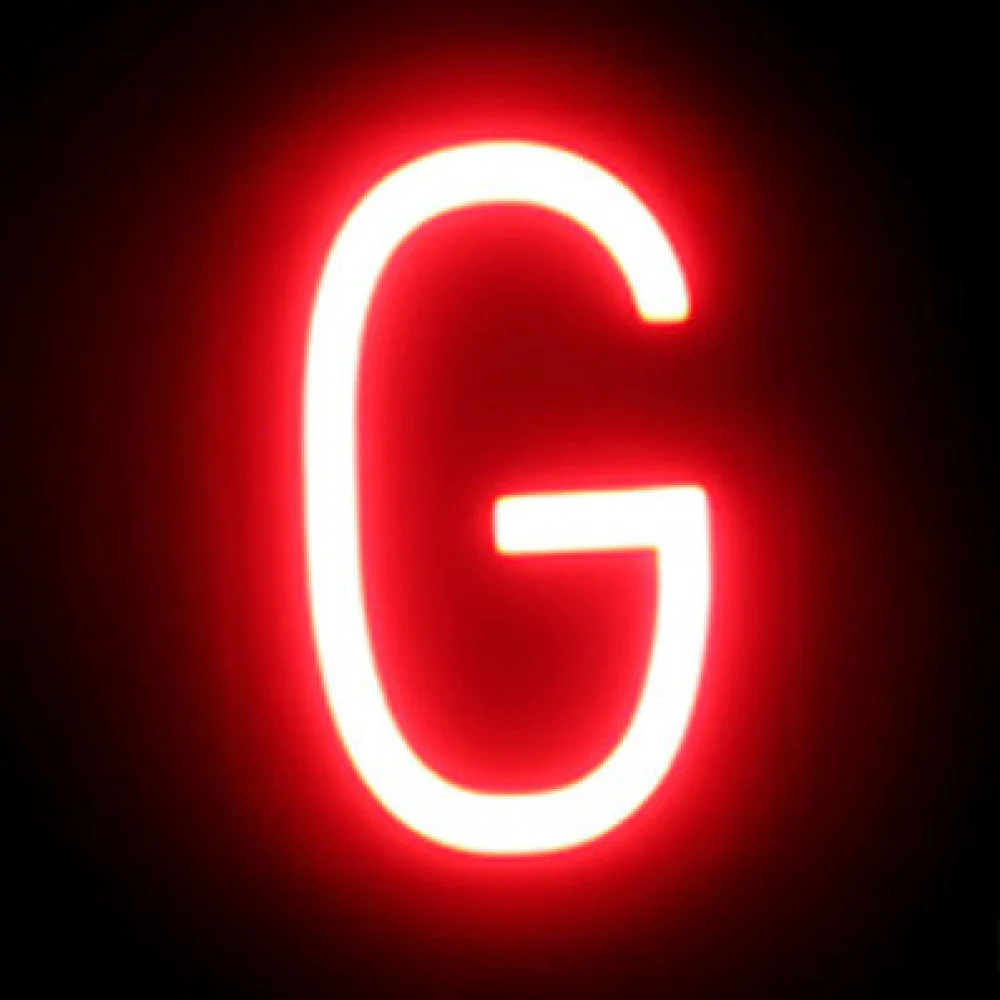 Letra LED Neon G Ancho 100Mm Alto 161Mm Fondo 38Mm - - - Image 2