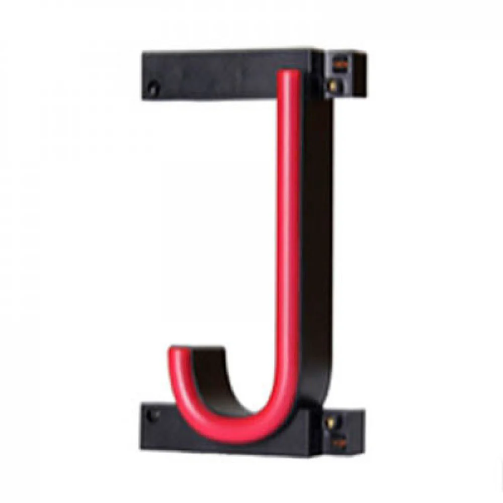 Letra LED Neon J Ancho 74Mm Alto 161Mm Fondo 38Mm - -