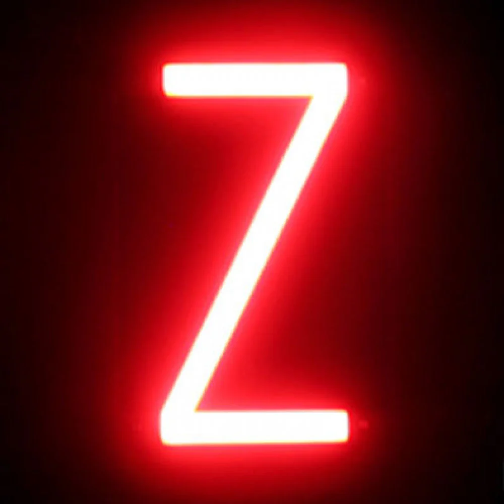 Letra LED Neon Z Ancho 87Mm Alto 161Mm Fondo 38Mm - - - Image 2