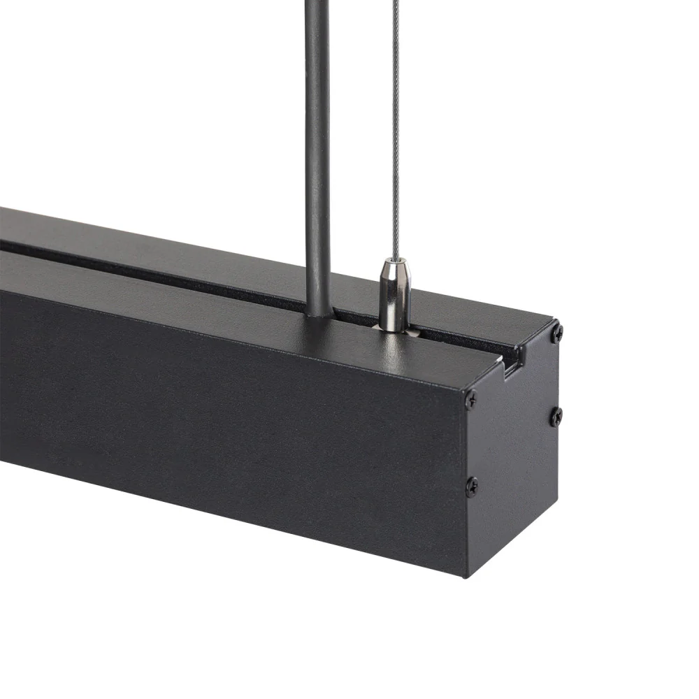 Luminaria Lineal LED Philips 2835 150 Cm CCT (Tonalidad Luz Regulable) 50W 7500Lm IP40 Acabado Negro Superficie/ Suspendida - Image 4