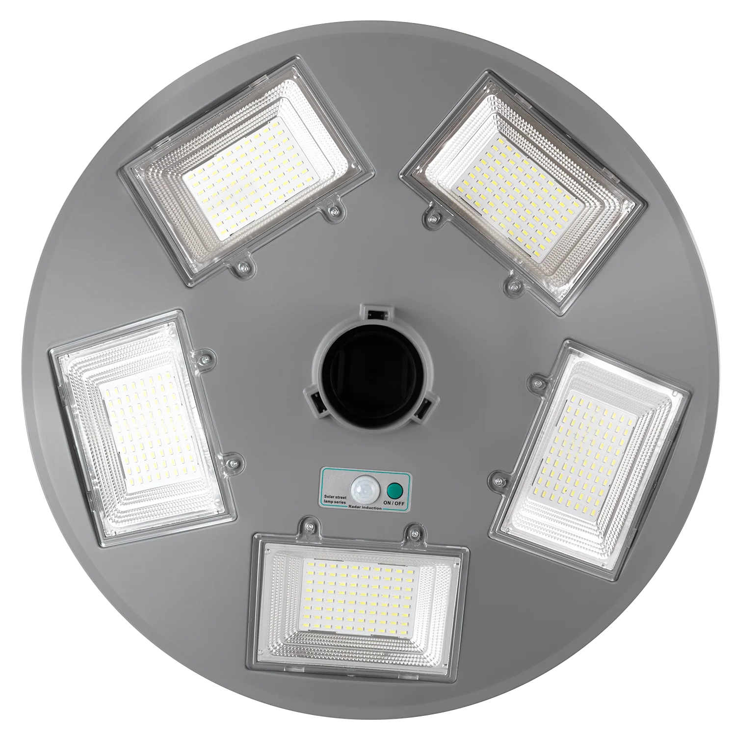 Luminaria Solar LED 150W 15000Lm 6000ºK IP67 Panel: 6V 18W Batería: 3,2V 15000MaH Gris - Image 4