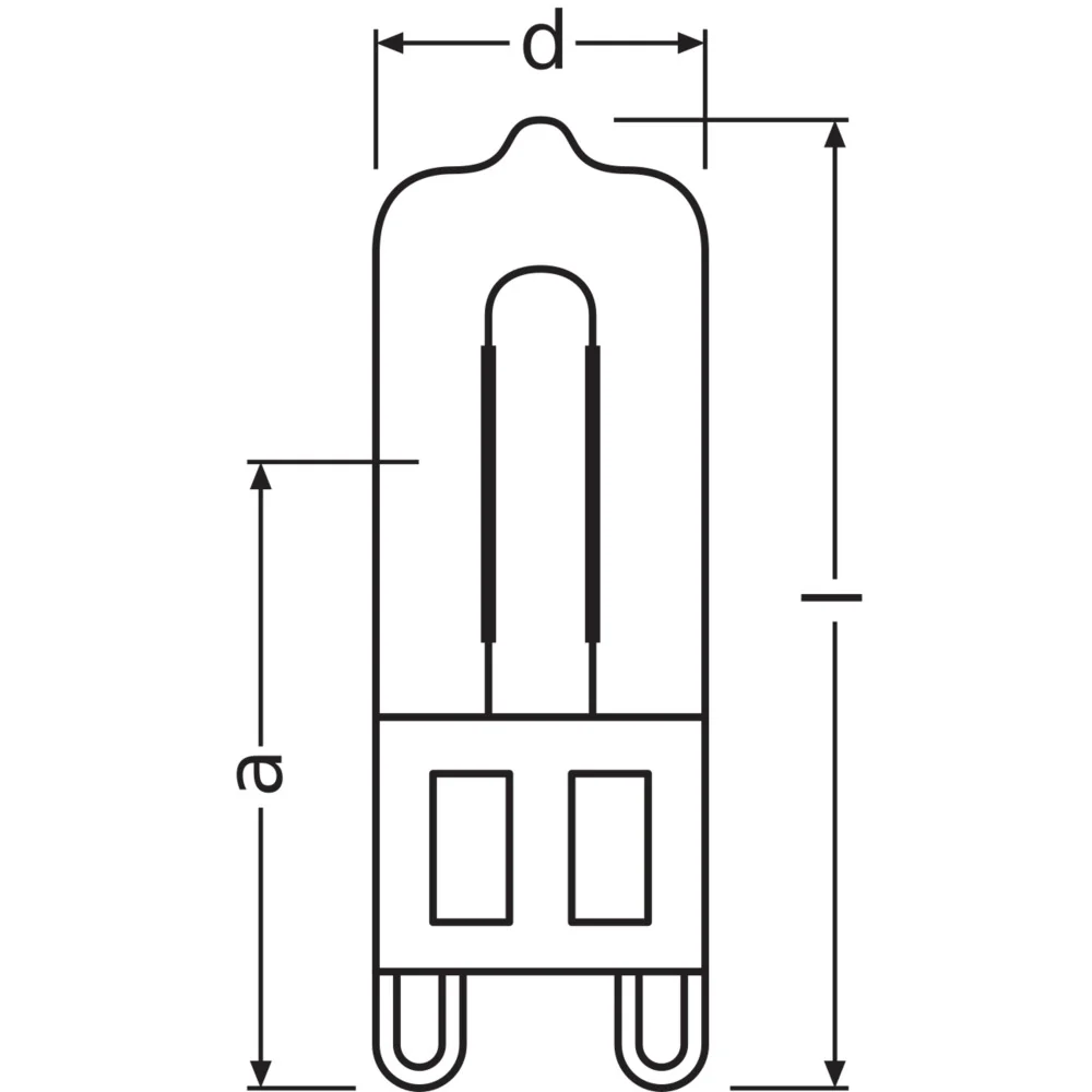 [LVE-4008321703552] Ledvance/Osram Halógena Directas a Red G9 25W 260Lm 2700K - Image 3