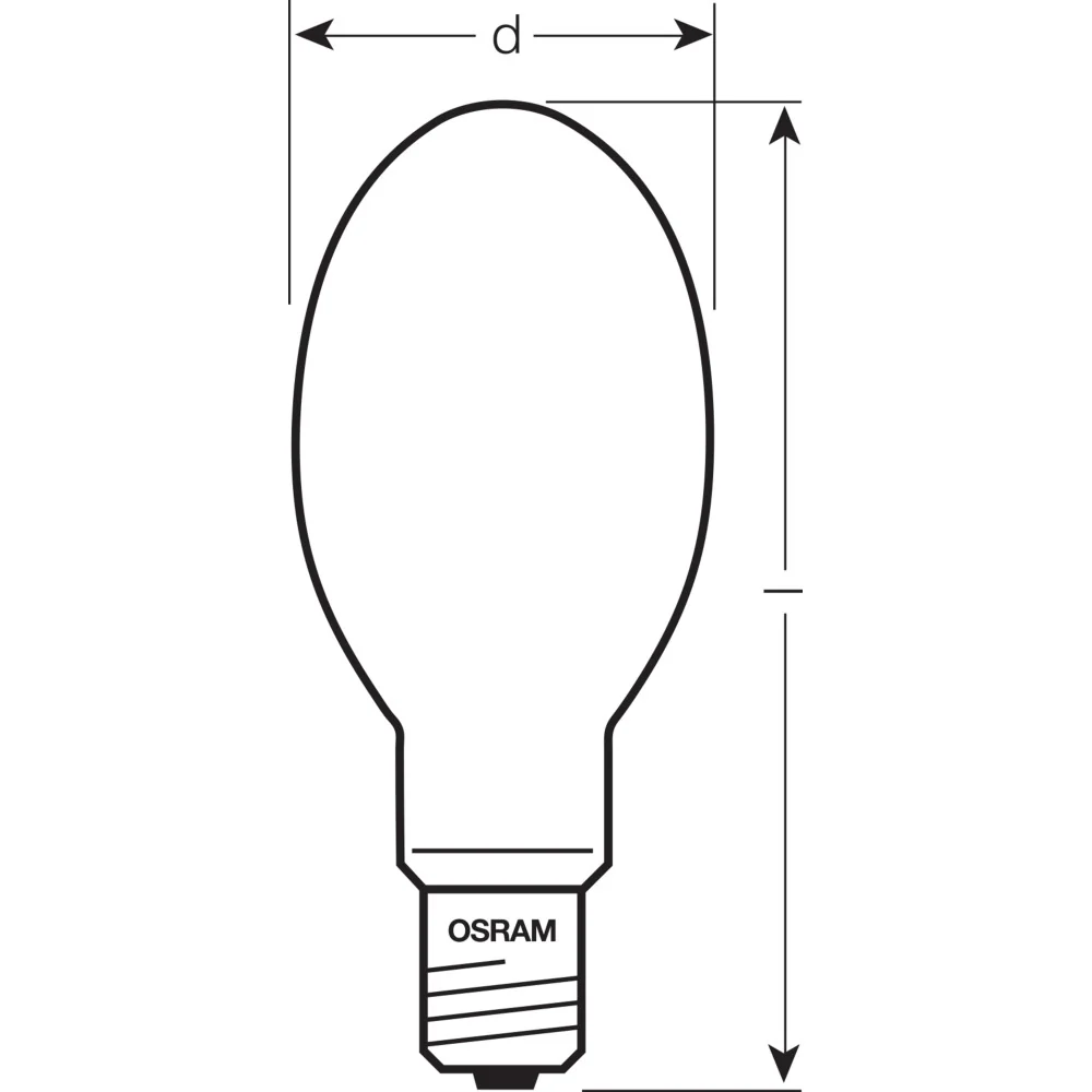 [LVE-4050300024387] Bombilla Vapor de Sodio Ledvance/Osram E40 250W 31600Lm 2000K   Regulable - Image 2