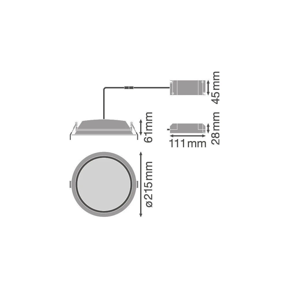 Downlight LED LEDVANCE 35W 2975Lm 3000K 100º IP44/IP20 - Image 3