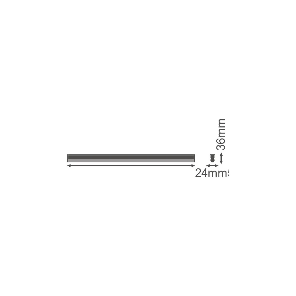 Luminaria LED lineal Ledvance "Compact" 10W 1000Lm 3000K 140º IP20 - Image 3
