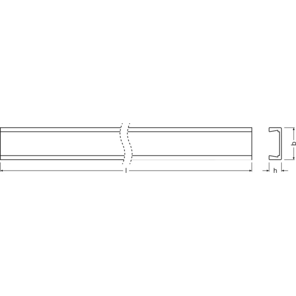 Tiras LED Ledvance de perfil plano -PF02/U/16X5/10/1 1M - Image 2