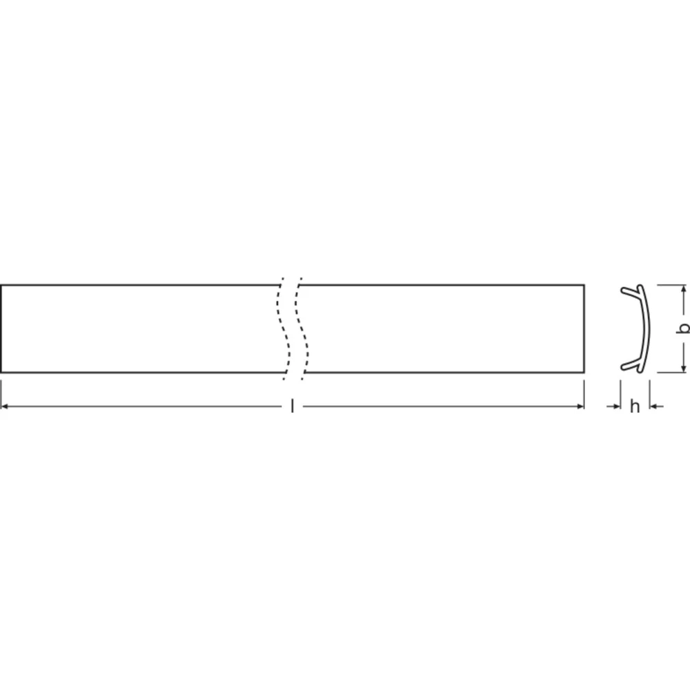 [LVE-4058075279360] Ledvance Difusor Perfiles -PC/R01/D/1 1M - Image 2