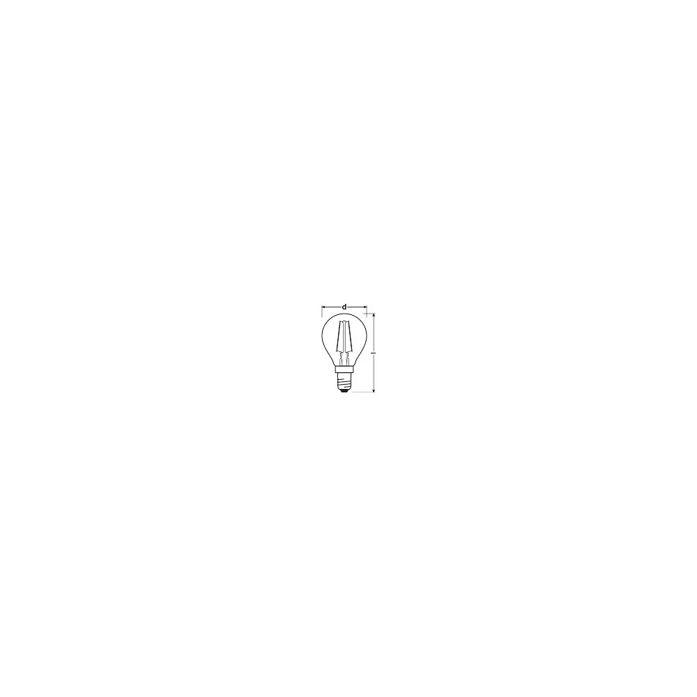 Bombilla LED Ledvance/Osram "Classic" E14 2,5 W 220 lm 2400 K 300º IP20 - Image 3