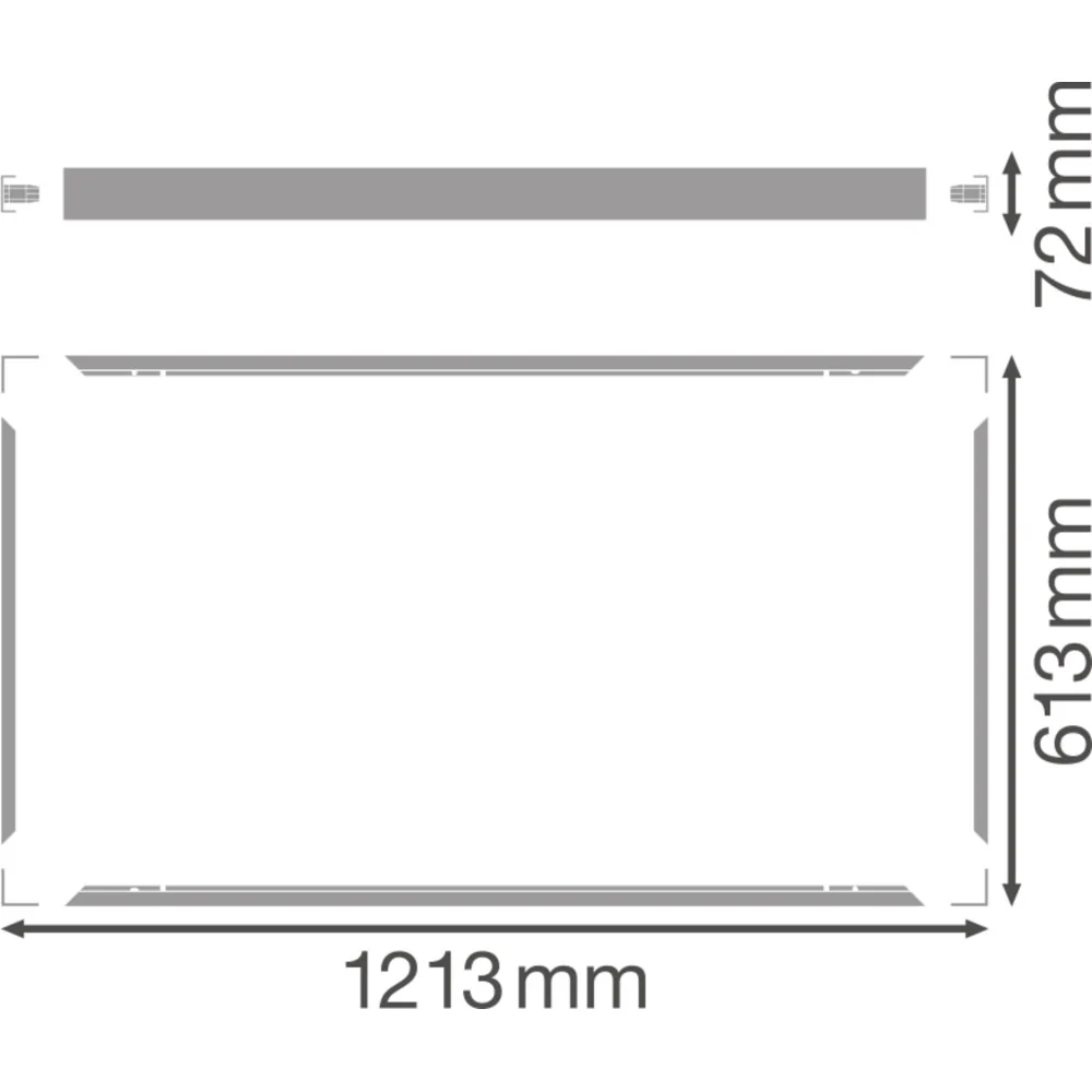 Kit de montaje en superficie para panel LED Ledvance Panel 1200x600 VAL - Image 3