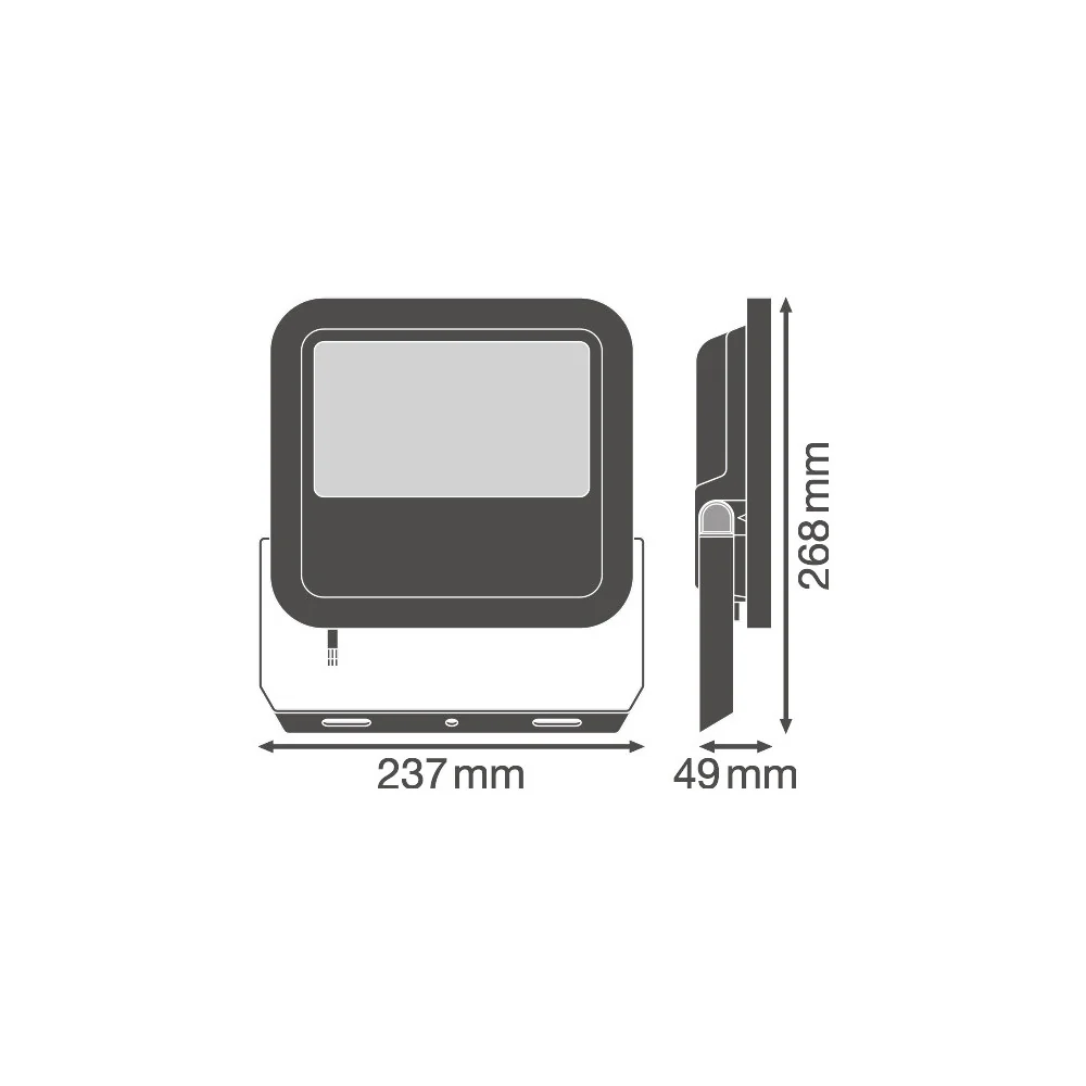 Proyector LED Ledvance, foco de 65 W, 7150 lm, 3000 K, 100 x 100º, IP65 - Image 3