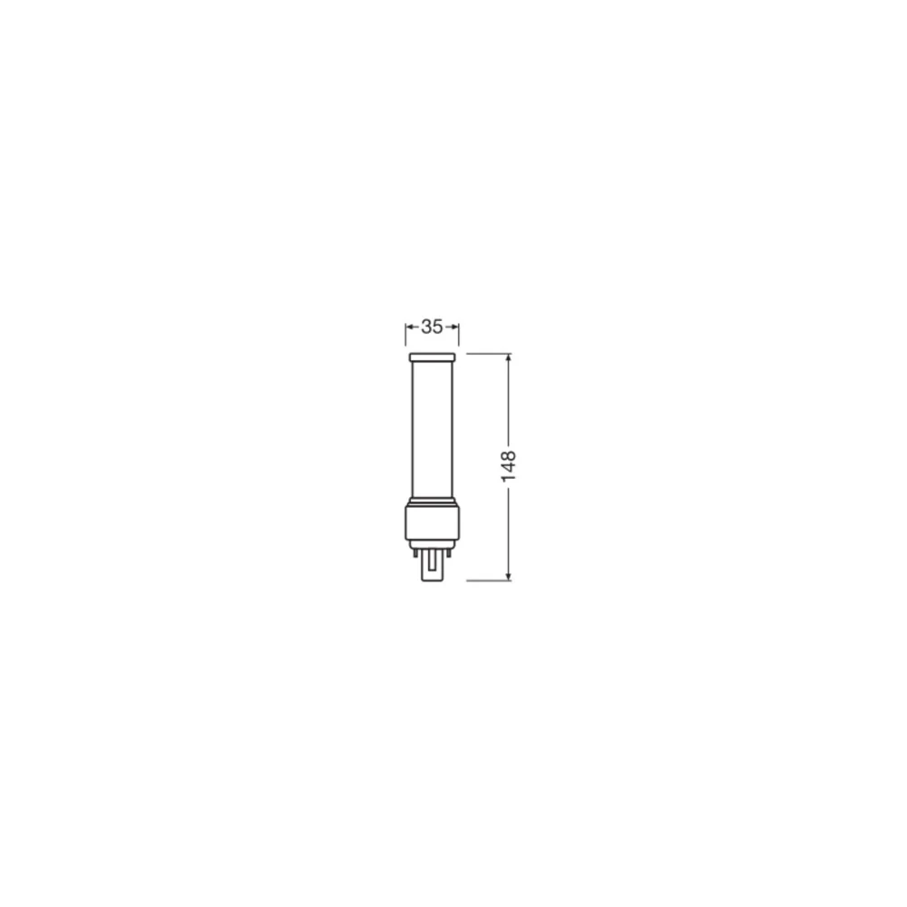 Lámpara LED Ledvance/DULUX G24d 2 7W 700Lm 3000K 120º IP20 - Image 3