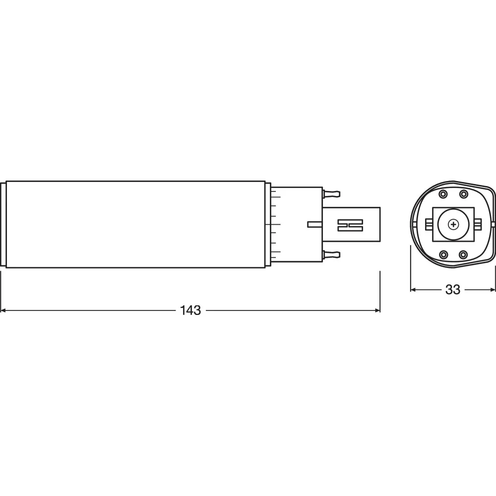 [LVE-4058075558663] Lámpara LED Ledvance/DULUX G24q 1 6W 600Lm 3000K 120º IP20 - Image 3