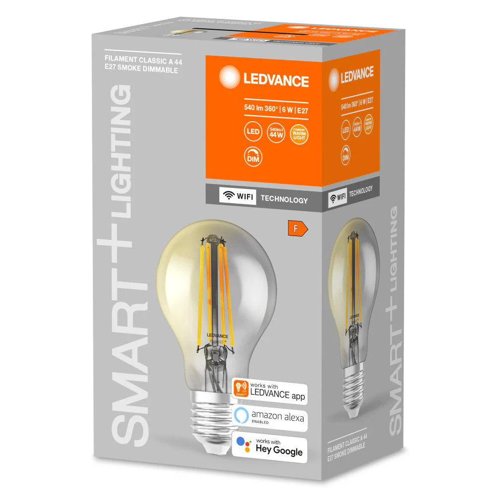 [LVE-4058075609815] Ledvance "SMART" Bombilla LED  E27 6W 540Lm 2500K 300º IP20 Regulable - Blanco Muy Cálido - Image 2