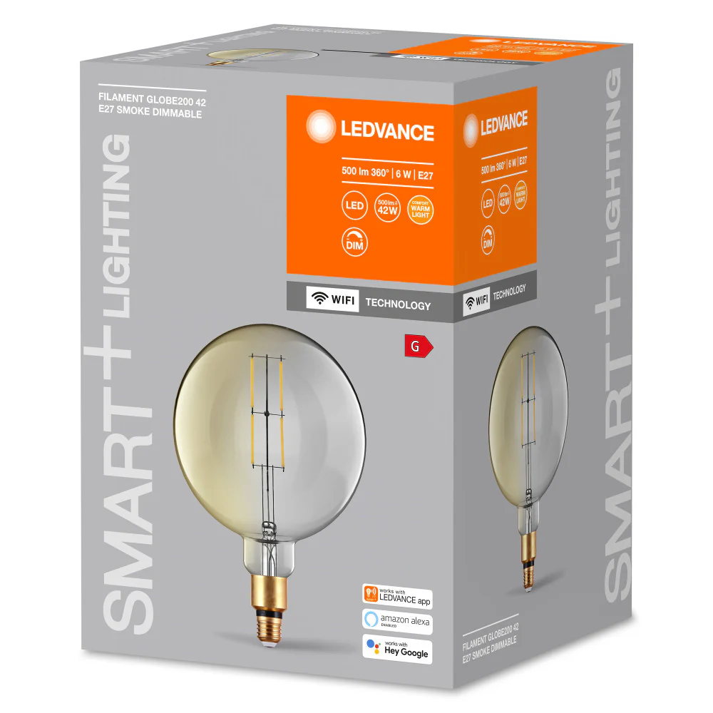 Bombilla LED Ledvance "SMART" E27 6W 500Lm 2500K 320º IP20 Regulable - Image 2