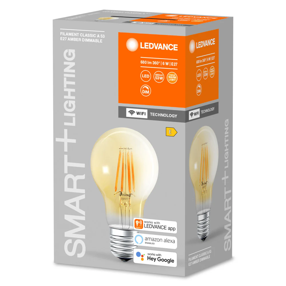 Bombilla LED Ledvance "SMART" E27 6W 680Lm 2400K 300º IP20 Regulable - Image 2